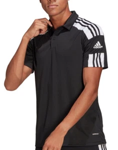 Adidas Polo Shirt Mens Black Size Medium GK9556 Aeroready Genuine New With Tags - Picture 1 of 4
