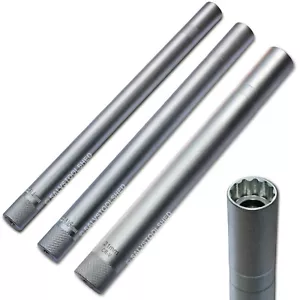 Spark Plug Socket Long Reach Magnetic Wrench 14mm 16mm 21mm Thin Wall Sockets - Picture 1 of 10