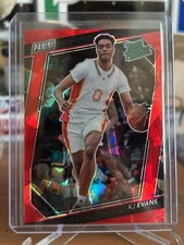 KJ EVANS 2023 Panini National Convention Gold VIP Red Prizm Ice Card /199