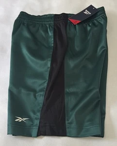 Reebok Basketball Shorts Mens Small Green Satin - Imagen 1 de 2