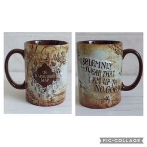 Harry Potter Marauders Map Jumbo Mug Ceramic H 12.5cm Embossed Warner Brothers - Picture 1 of 13