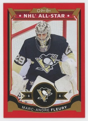 2015-16 O-PEE-CHEE Marc-Andre Fleury #202 RED BORDER - Image 1 of 2