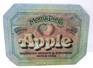 Vintage 1970's Ballonoff Insulated Hot Mat 8"x6" Mom's Pie Co Apple USA - Picture 1 of 4