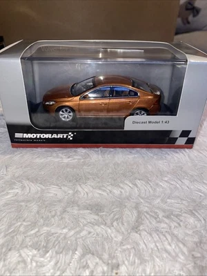 Volvo S60 2013 orange Brown metallic 1/43 MOTORART Model Mint Box Small Crack — 第 1/4 张图片