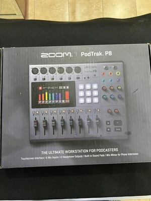 Zoom PODTRAKP8 Podcast Recorder Tracking - Image 1 of 4