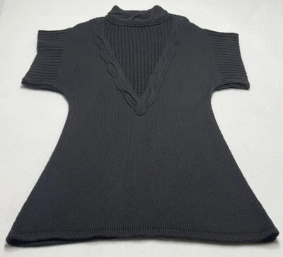 Vestido Suéter Vivienne Tam Para Mujer Mediano Grande Pesado Tejido con Cable Acanalado Foto 1 de 4