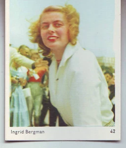 carte gum card - ingrid bergman - No 42 de la serie - - Picture 1 of 1