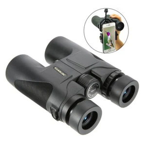 Visionking 10x42mm Hunting Travel Binoculars Roof Black Smart Phone Adapter - Picture 1 of 8