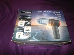 2 IN 1 PORTABLE MINI VACUUM CLEANER HOME & CAR WIRELESS NEW IN BOXOME & CAR - Picture 1 of 4
