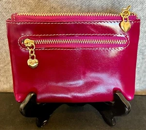 MDBM UK Maison de Beaute Marseilles LIMOGES Small Wallet Magenta Orig $49 - Picture 1 of 5