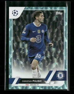 2022-23 Topps Competiciones de Clubes UEFA #144 Christian Pulisic Icy Aqua Foil #/399 - Imagen 1 de 2