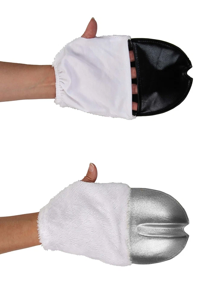 Fantasia de unicórnio cascos frontais prata - Imagem 1 de 1