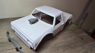 Custom 1/16 RC Truck Body DIY kit, no post holes, Mod ready -3D printed with PLA - Image 1 of 4