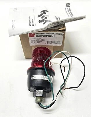 Luz LED Federal Signal LP3PL-120R Streamline de bajo perfil ~ roja ~ 120 VCA ~ NUEVA Foto 1 de 3