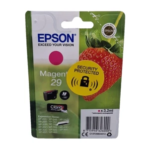 Oryginalny wkład atramentowy EPSON Magenta 29 11/2024 oryginalny C13T29834012 nowy/zapieczętowany - Zdjęcie 1 z 8