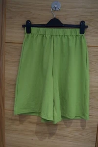 SPLENDIDO PANTALONCINO IN JERSEY A VITA ALTA LINEA LUNGA TAGLIA UK 8 R5 - Foto 1 di 3