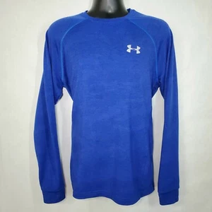 Under Armour Maglione Uomo Blu Medio Felpa Manica Lunga Maglia Palestra - Foto 1 di 6