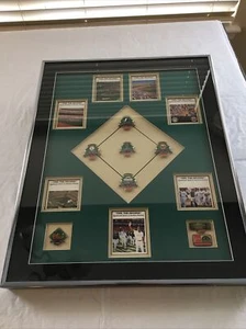 1994 Vintage Colorado Rockies "For the Record" Lapel Pin Series 20” X 16” Framed - Picture 1 of 8