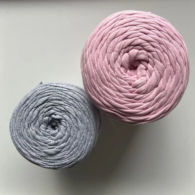 Konvolut ~1200 g Wolle/Garne Hoooked Zpagetti aus Textil/Recycling für Kreatives - Bild 1 von 4