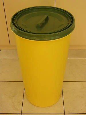 Gelber Sack - Tonne gelb - Müllsackständer - Müllständer - Mülleimer Wertstoff - Bild 1 von 4