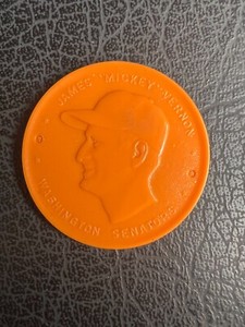 1955 Armour Coin Mickey Vernon Senators Orange