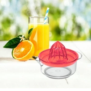 Exprimidor de limón naranja base sin deslizantes, libre de BPA, hecho en Italia - Imagen 1 de 10