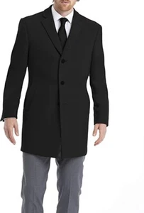 NWT Calvin Klein Men's Slim Fit Wool Blend Overcoat Jacket Size 40R $600 X340 - Picture 1 of 2