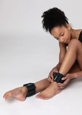 Halo 1KG 2X0,5KG Übung Knöchel Handgelenk Gewicht Armband Set schwarz