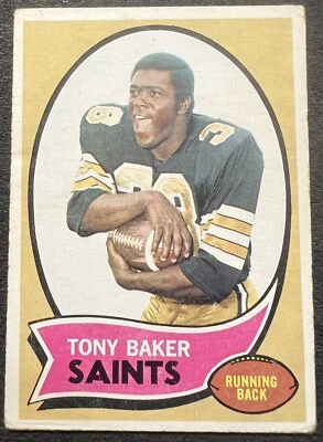 1970 TOPPS TONY BAKER (SAINTS) #243 VG - Image 1 of 2