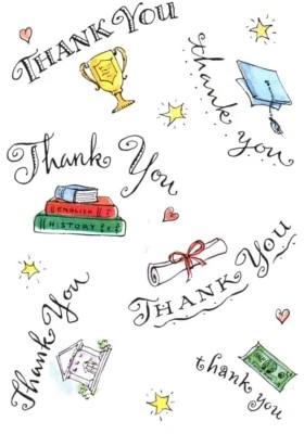 Graduation Graduate Gift Thank You Hallmark Note Cards - Set of 4 - Image 1 of 3