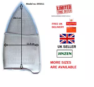 JINZEN TEFLON IRON SHOE COVER FOR STEAM IRON MODEL 055011 L:20.1 CM W:11.4 CM - Picture 1 of 4