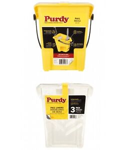 Purdy® Painter's Pail + Pail Liners Pack of 3 Duo Pack Hands-free - Cutt Bucket