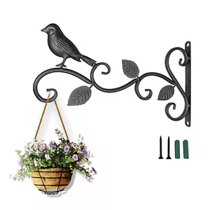 Plant Hanger Bracket Metal Hanging Basket Flower Pot Wall Hanger Hook Decor - Picture 1 of 6