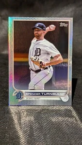 2022 Topps Series 1 #228 Spencer Turnbull Rainbow Foil Parallel Tigers  - Picture 1 of 2