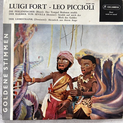 LUIGI FORT / LEO PICCIOLI: Perlenfischer/Barbier... (NL EP Columbia SCOP 102/NM) - Bild 1 von 3