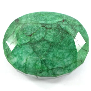 605 Ct Natural Colombian Loose Green Emerald Oval Shape Gemstone Certified - Picture 1 of 4
