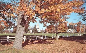 Postal Village of Craftsbury Common Vermont vista otoño - Imagen 1 de 2