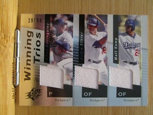 2007 SPX Winning Trios Silver Chad Billingsley Andre Ethier Matt Kemp #29/50