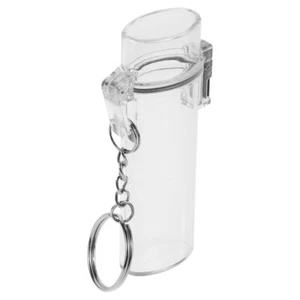 Travel Lighter Protective Sleeve With Keychain, Waterproof Lighter Case, Clear - Picture 1 of 12