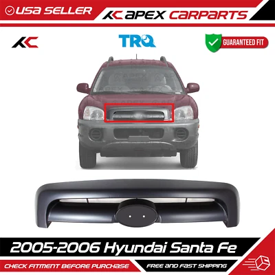 Nueva parrilla delantera de plástico para Hyundai Santa Fe HY1202103 2005-2006 Foto 1 de 4