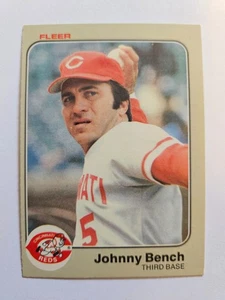 1983 FLEER JOHNNY BENCH #584 NM - Picture 1 of 1