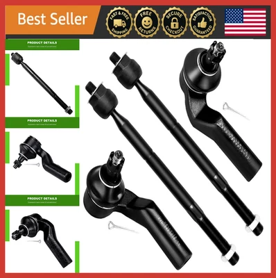 Kit de suspensão dianteira 4 peças extremidades de haste de amarração para Mazda 3 2004-2013, 5 2006-2017 - Imagem 1 de 4