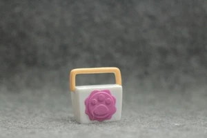 Authentische Littlest Pet Shop LPS weiß rosa chinesische Take-Out Box Zubehör  - Bild 1 von 2