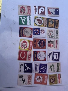 1972 Fleer NFL Cloth Patches Lot - Picture 1 of 4