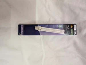 Philips PL‑S 13W/827/2P ALTO Compact Fluorescent Lamp – 2700 K Warm White – New - Picture 1 of 10