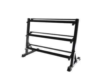 Estante de almacenamiento con mancuernas Fuel Pureformance 51" de 3 niveles, negro Foto 1 de 4