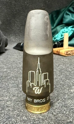 Theo Wanne NY Bros 2 Hard Rubber Alto Sax Mouthpiece - 7 - Image 1 of 4