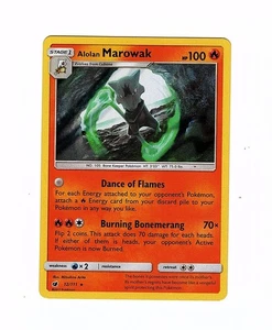 Alolan Marowak 12/111 Sm-Crimson Invasion Holo Rare - Pokemon Card - Picture 1 of 2