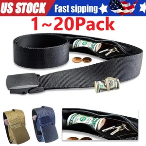 Travel Security Money Belt with Hidden Pocket Anti-Theft Hidden Waist Money Belt - Picture 1 of 16