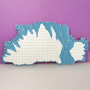 Mega Bloks Fire & Ice Dragons white base plate AM03095 Storm Fortress part - Picture 1 of 4